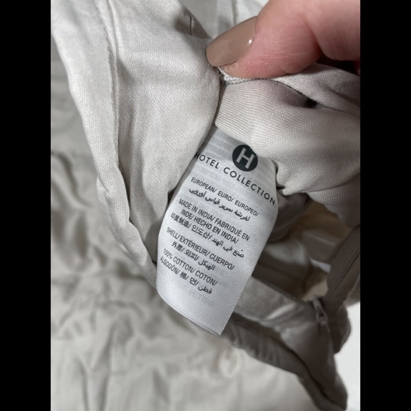 NIB Hotel Collection Opalescent Quilted Euro Sham - Picture 6 of 12